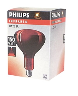 Philips IR 250R R125 E27 Infrarotlampe Wärmelampe 250 Watt -